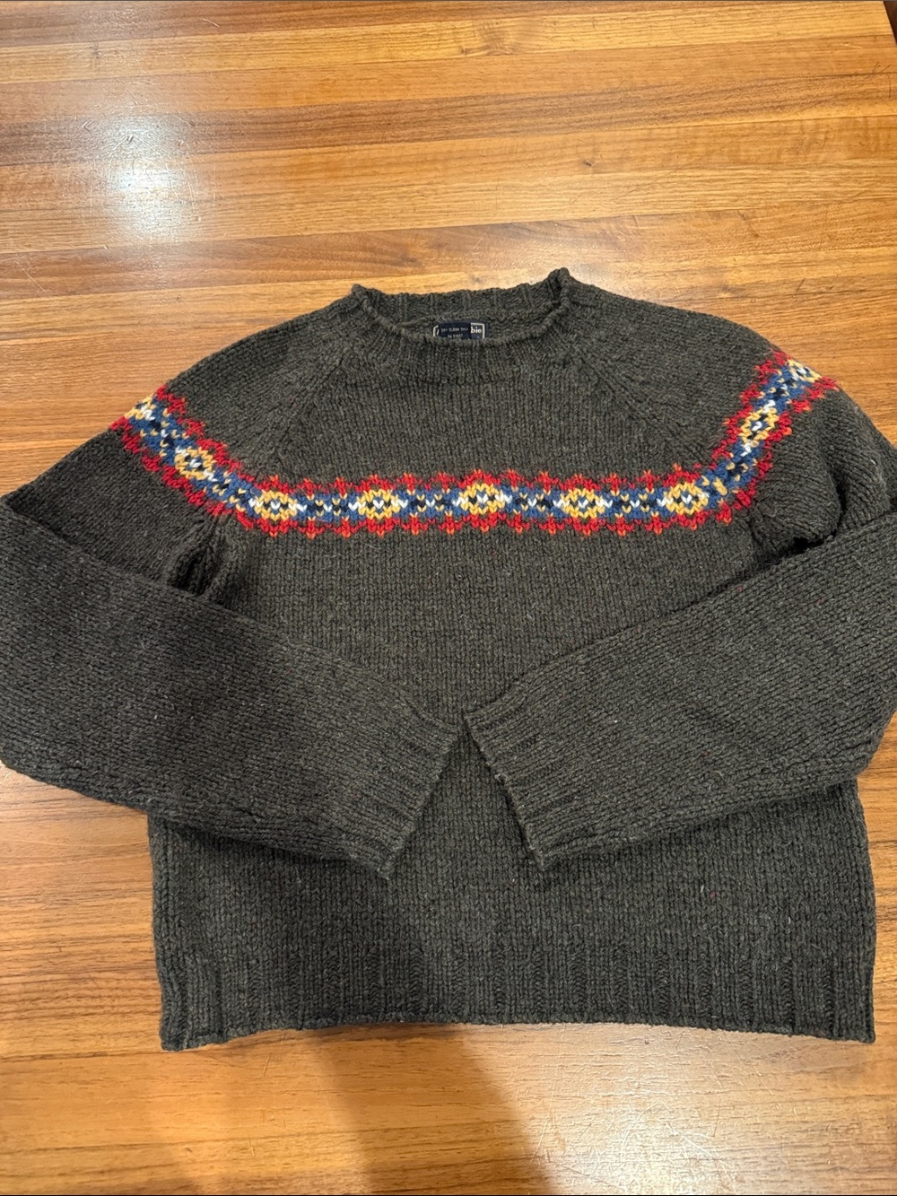 Vintage Abercrombie lambs Wool Sweater sz S